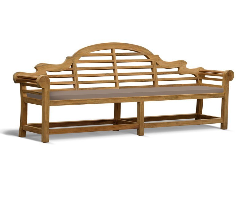 LutyensStyle 6 Seater Garden Bench Cushion by Jati
