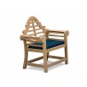 Navy Lutyens-Style Furniture Seat Cushion