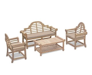 5 Seater Teak Garden Furniture Set