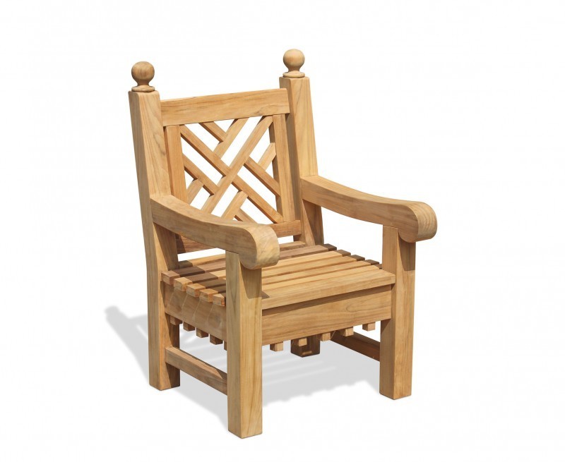 Churchill Decorative Teak Outdoor Armchair Churchill Decorative Teak Outdoor Armchair