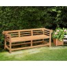 Low Back Lutyens-Style Garden Bench