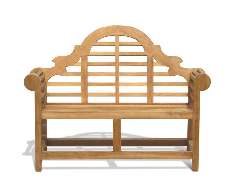LutyensStyle Teak 2 Seater Garden Bench 1.35m by Jati