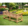 Lutyens-Style Large Decorative Outdoor Bench