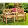 Chartwell Teak Garden Love Seat
