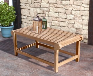 Lutyens-Style Teak Outdoor Coffee Table