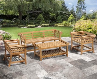 Lutyens-Style Decorative Outdoor Furniture Set