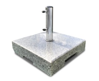 70kg Granite Parasol Base with Wheels and Telescopic Trolley Handle