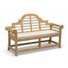Lutyens-Style 2 Seater Bench Cushion - Natural