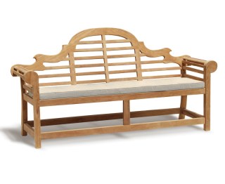 Lutyens-Style 4 Seater Bench Cushion - Natural