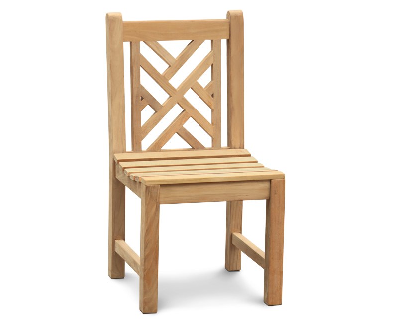 Chartwell Decorative Teak Outdoor Side Chair