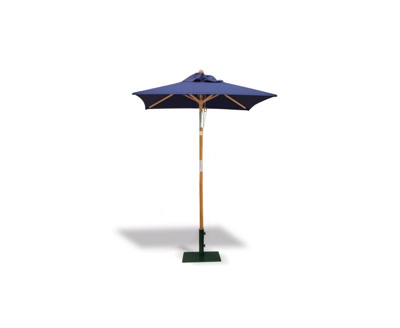 1.5m Square Tilting Wooden Garden Parasol