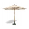 Octagonal 3m Wooden Parasol with Pulley