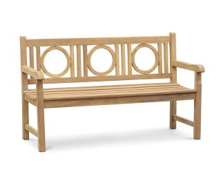 Trafalgar Ornate Wooden Bench - 150cm