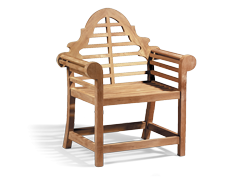 Teak Lutyens-Style Chairs by Jati