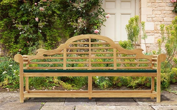 Teak Lutyens Garden Bench